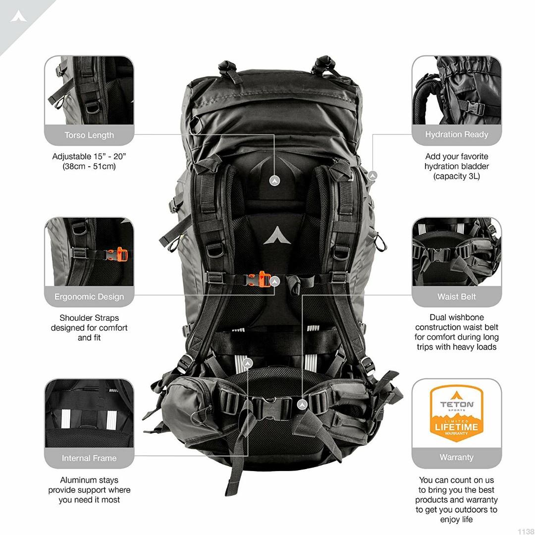 Teton sports mountain adventurer 4000 backpack hot sale
