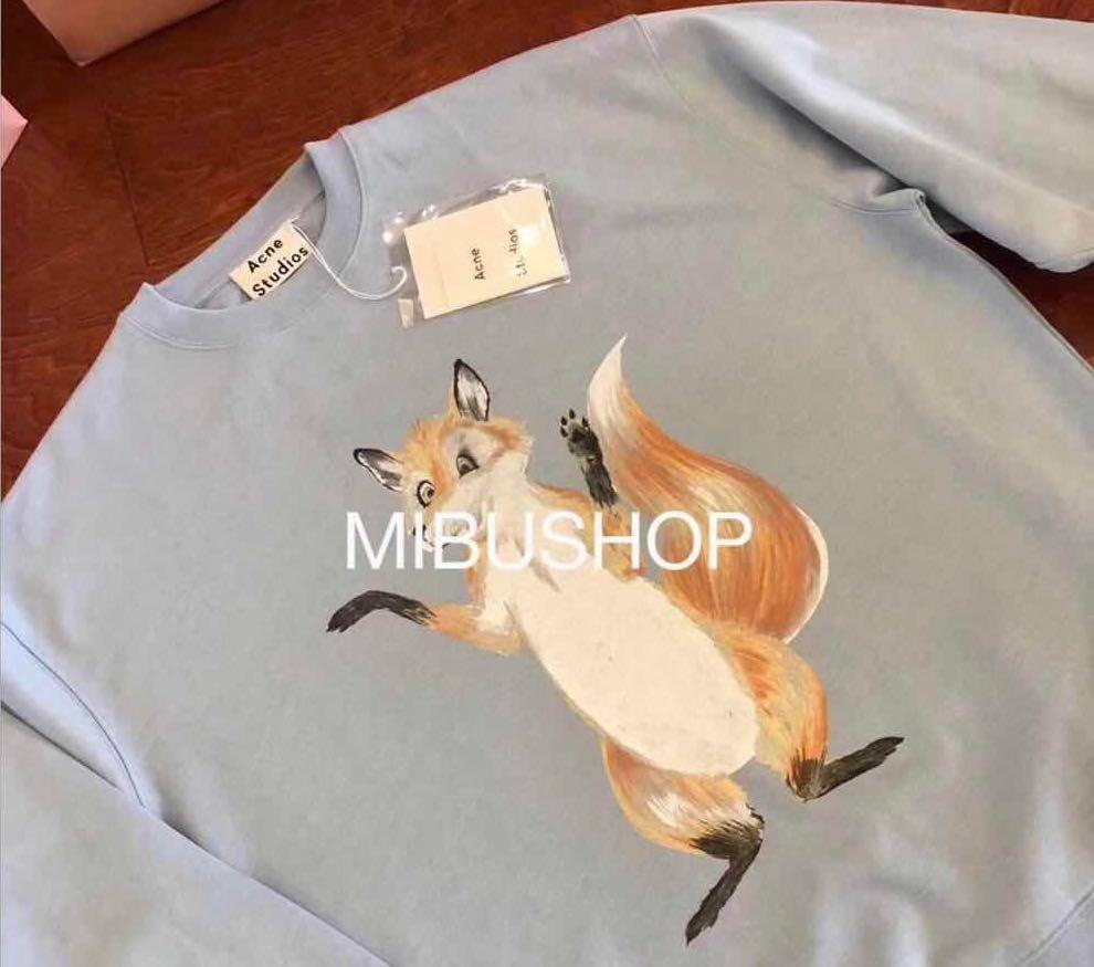 Acne Studios Fox Sweatshirt 2024 www.gemologytidbits