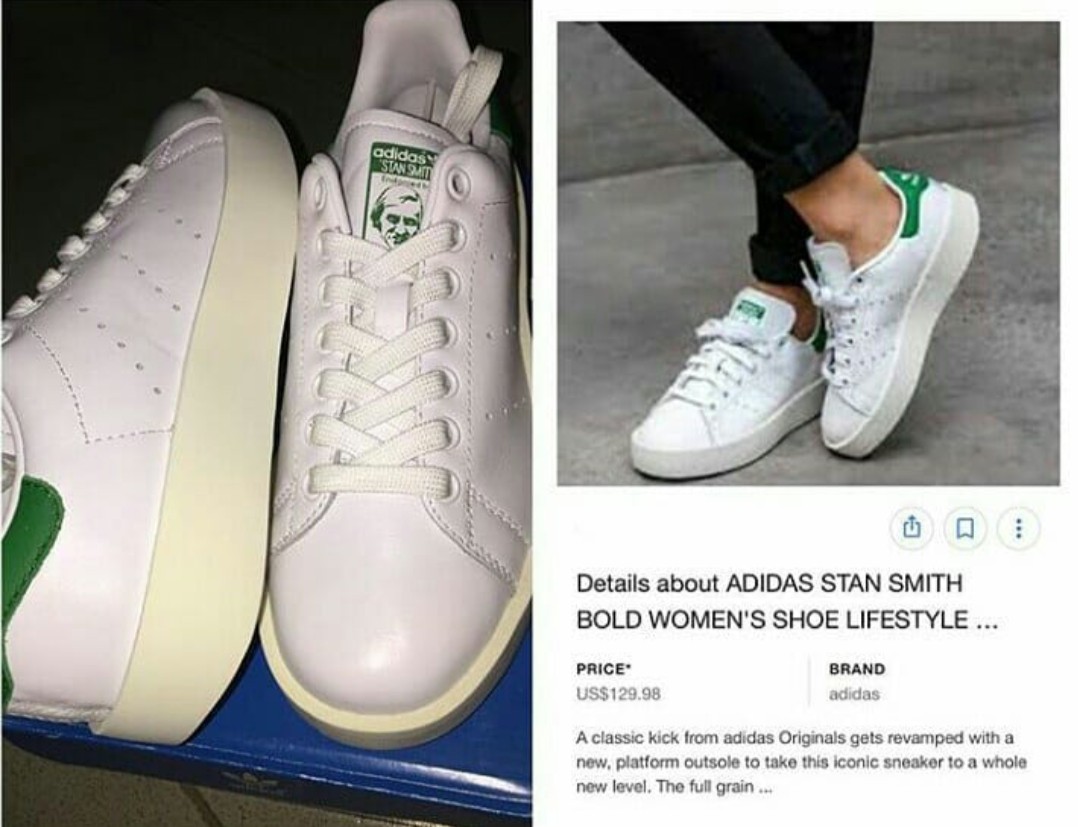 Adidas Stan Smith Bold Green Tab Women 