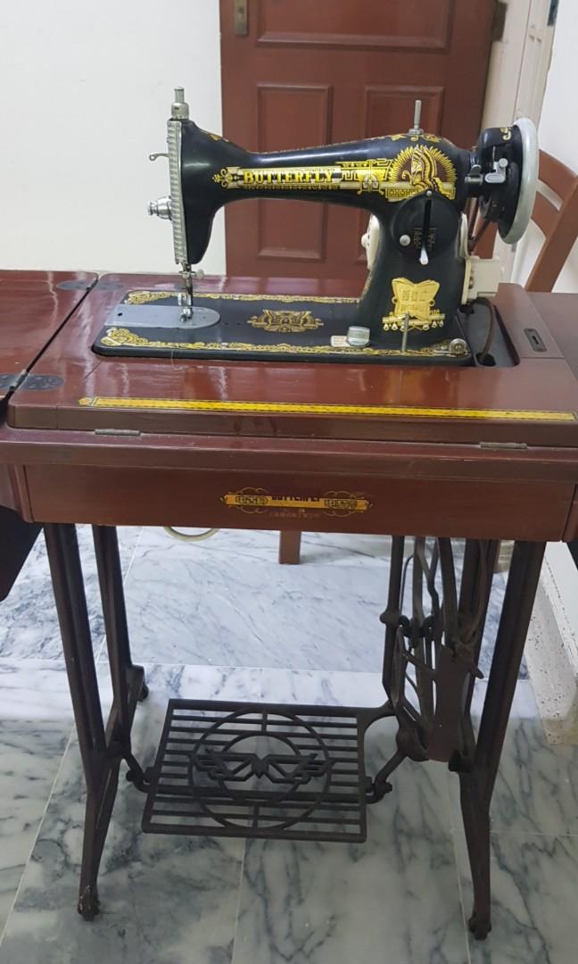 Antique Manual and Electric Sewing Machine Butterfly brand, Hobbies