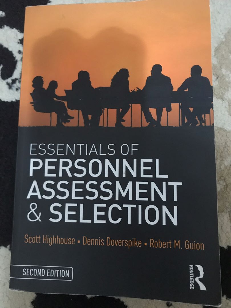 Assessment & Selection Textbook, Hobbies & Toys, Books & Magazines ...