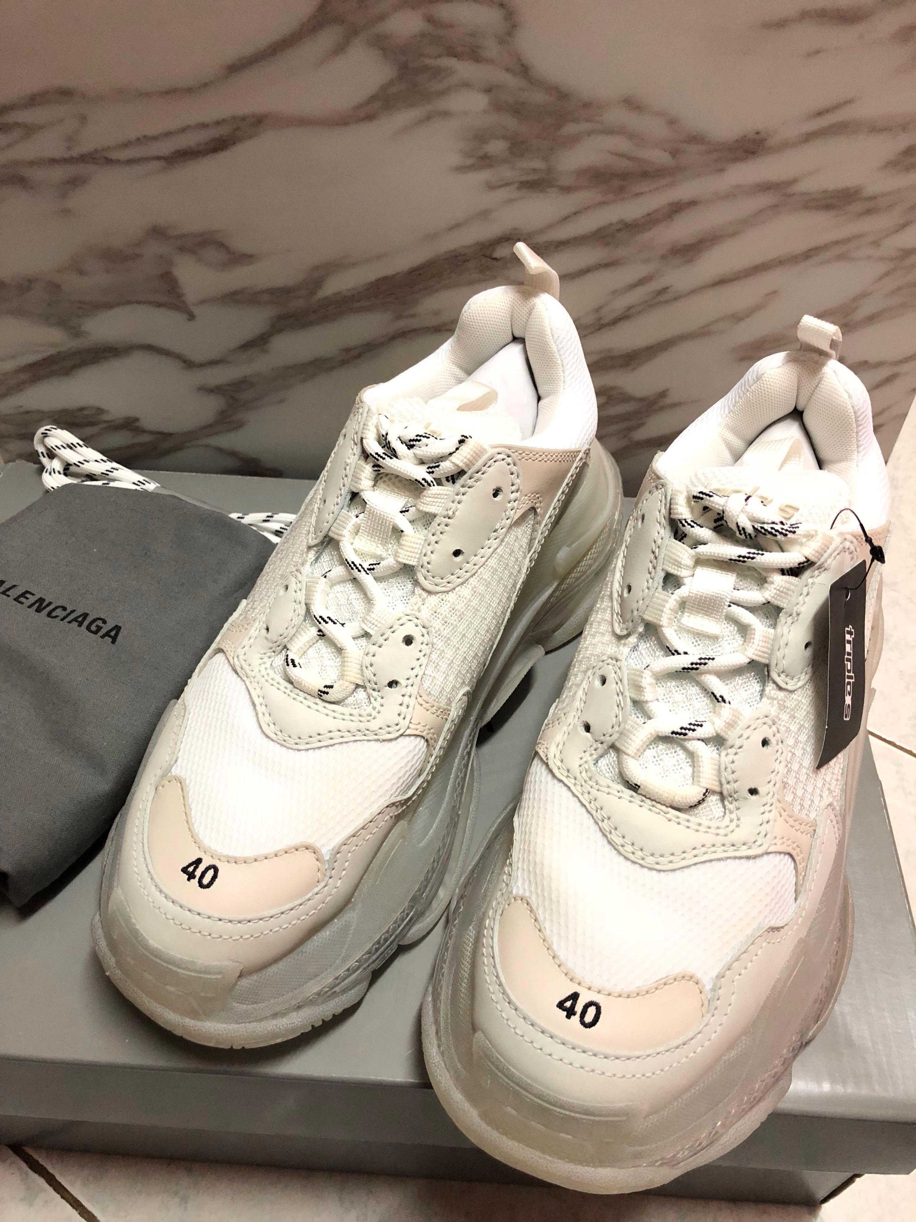 How to get Balenciaga Triple S Trainers Sliver Black Red