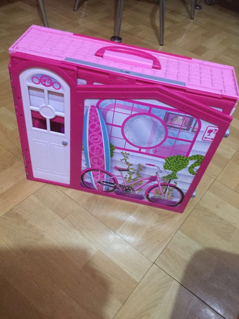 Barbie Doll House & Swimming Pool, Hobbies & Toys, Toys & Games on Carousell