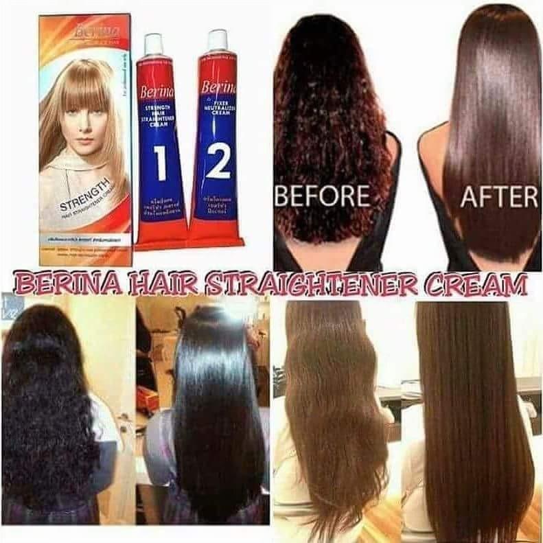 Berina Hair Straightening Cream Health Beauty Hair Care On
