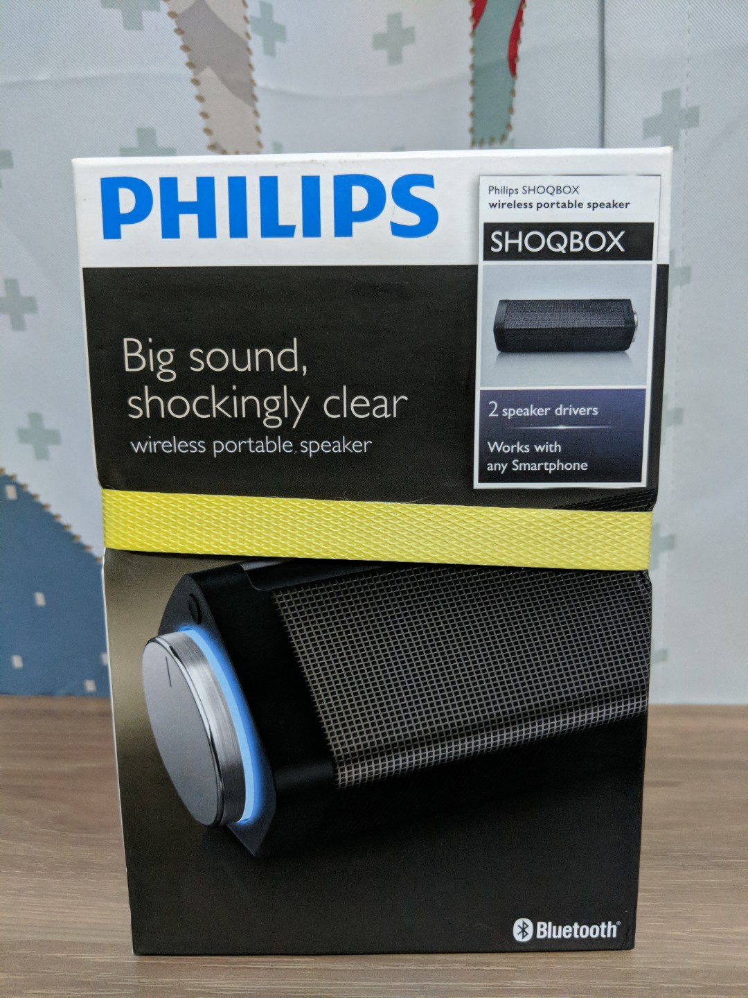 BNIB Philips Shoqbox SB7100 Bluetooth Wireless Portable Speaker, Audio