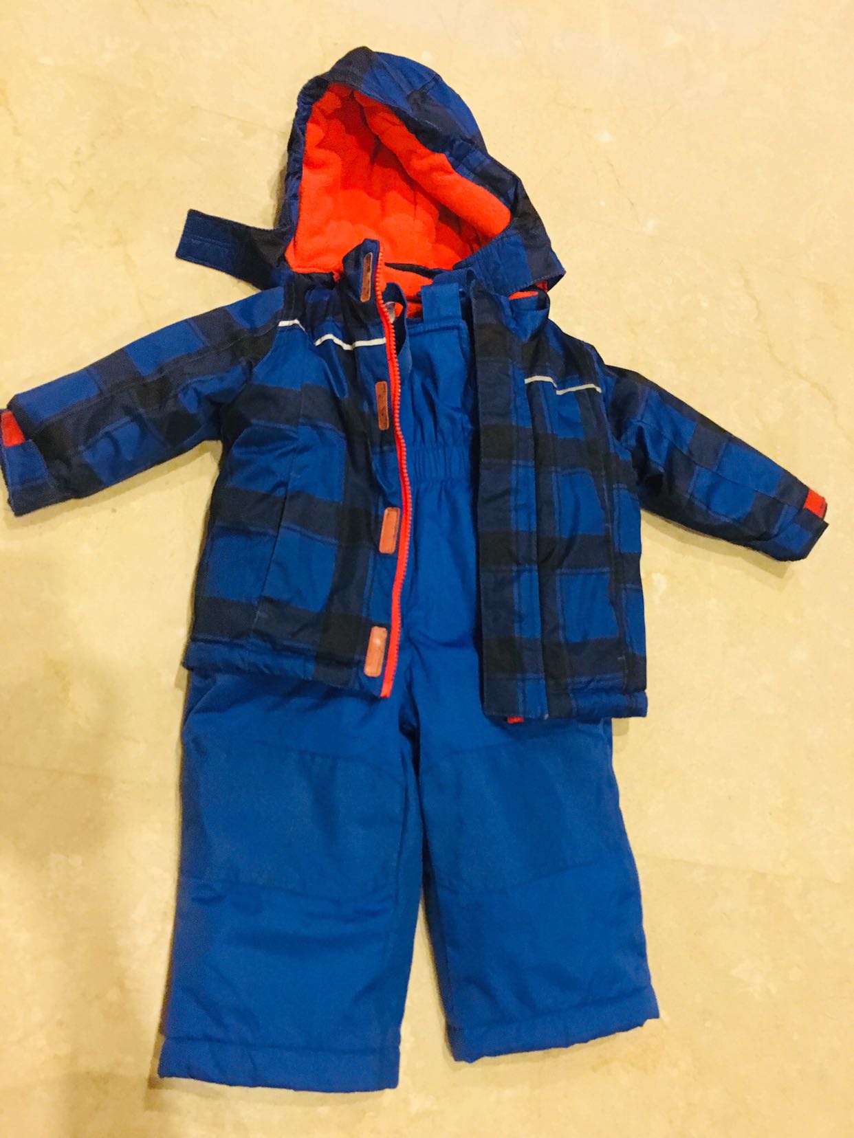 baby ski suit set