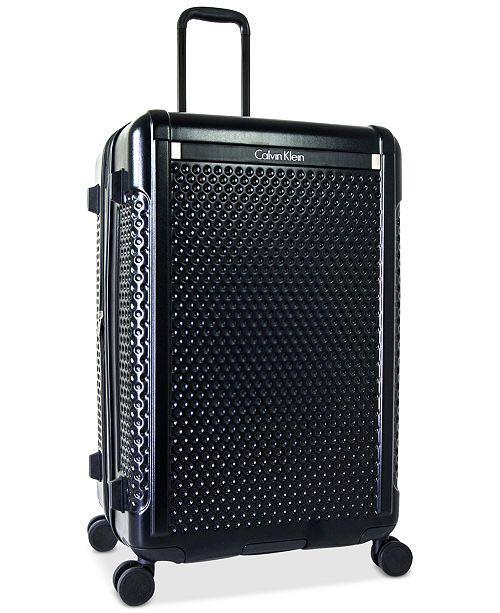 calvin klein driver 20 expandable hardside spinner suitcase