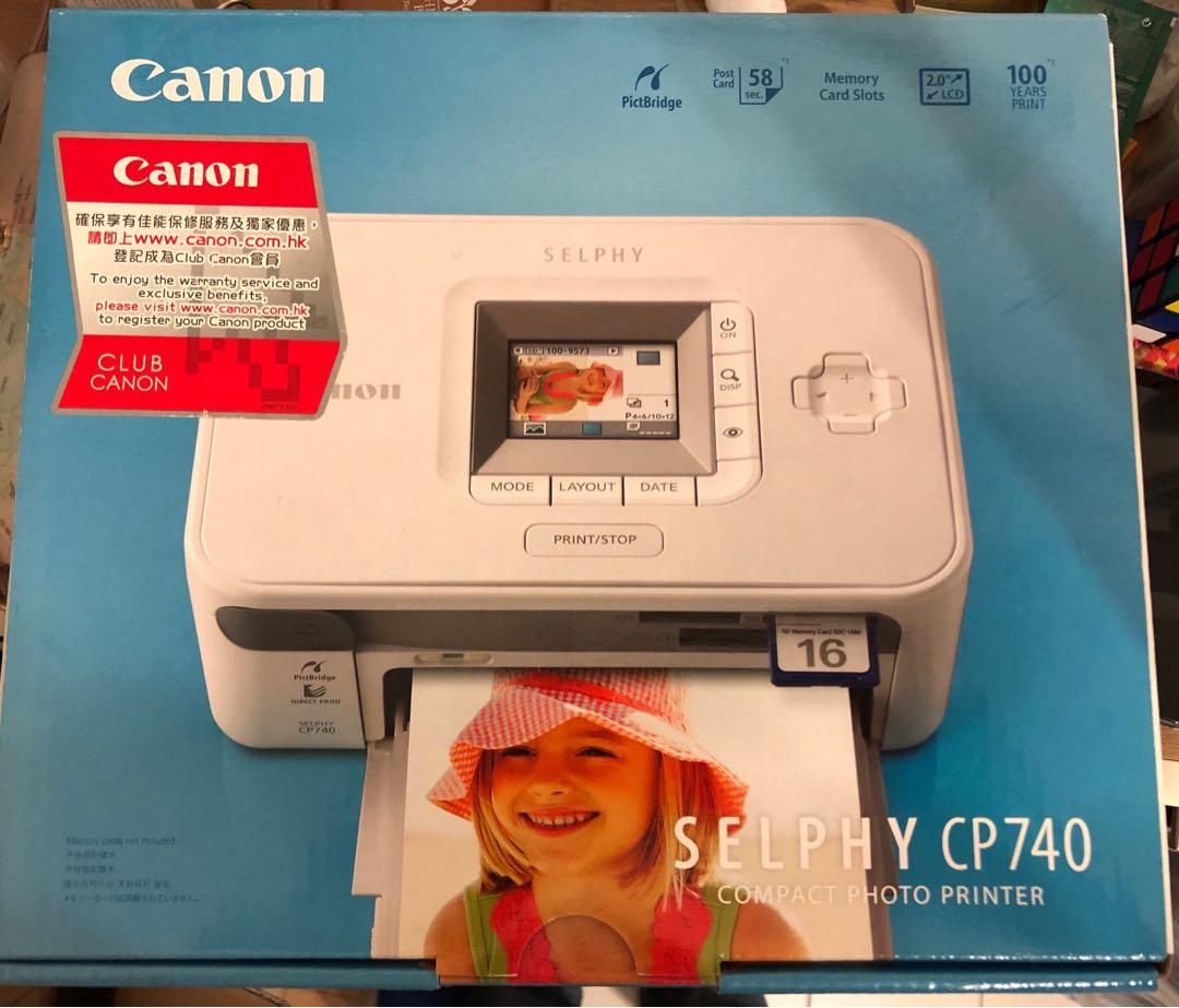 Canon Selphy CP740 相片打印機, 攝影器材, 攝影配件, 穩定器- Carousell