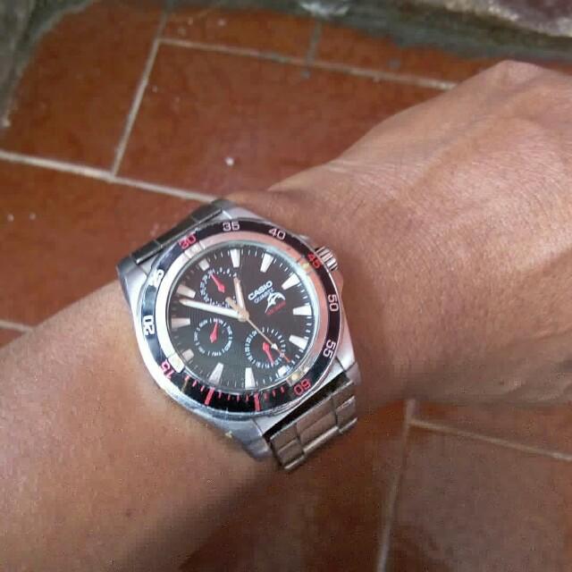 Casio duro 200m mdv 300 marlin, Fesyen Pria, Jam Tangan di Carousell