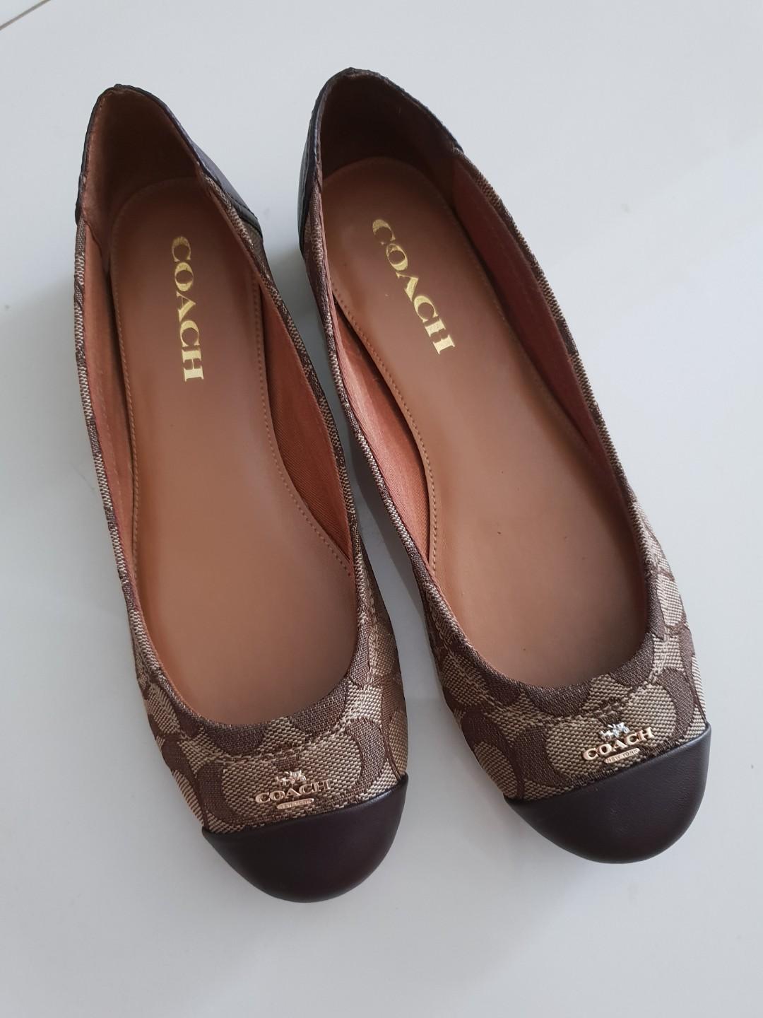 coach chelsea flat shoes