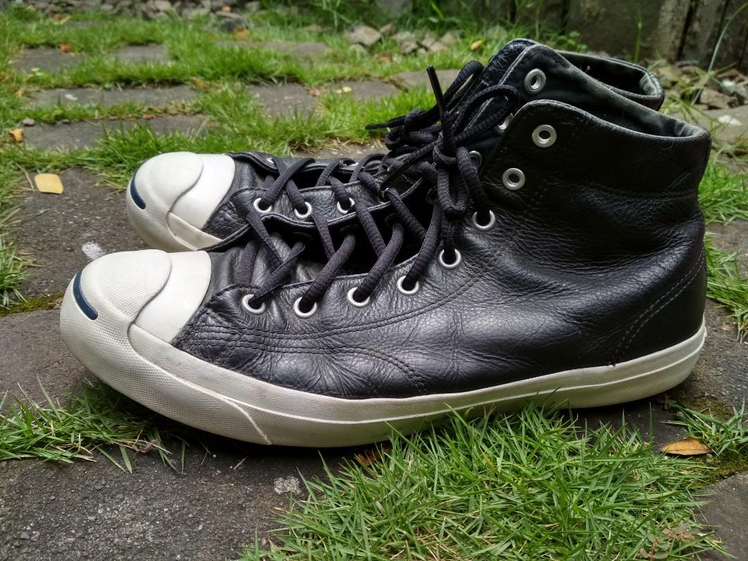 Harga converse jack purcell kulit online