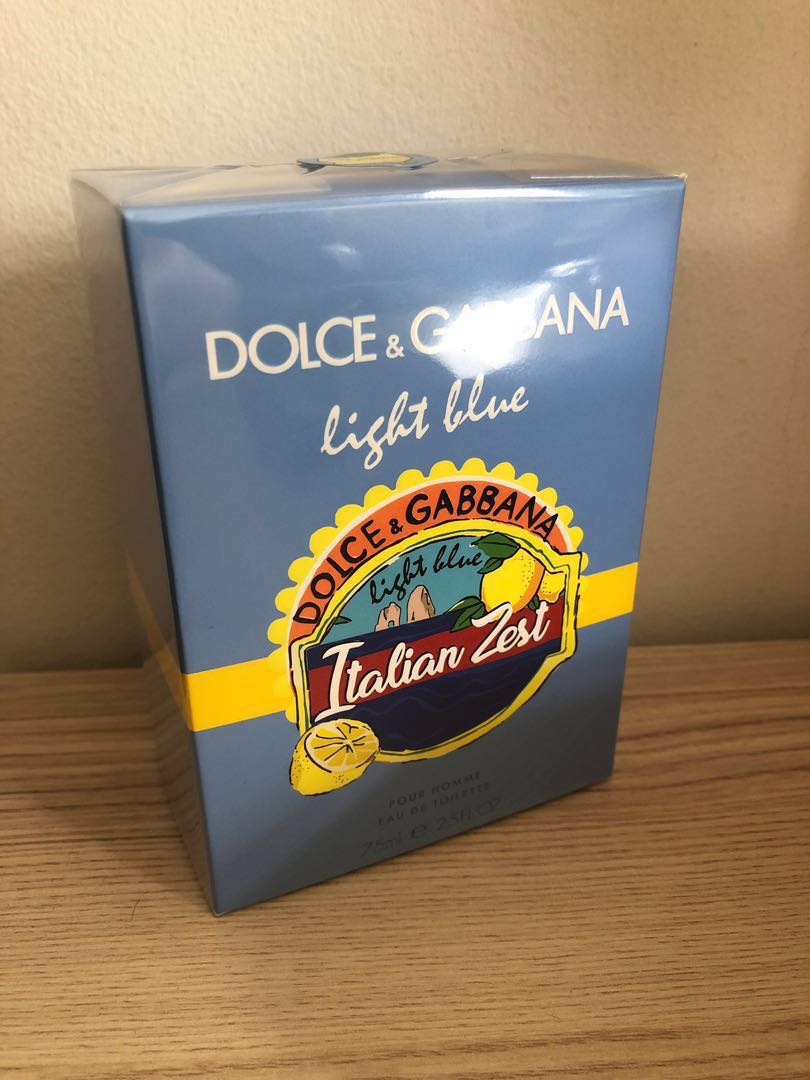 light blue zest dolce gabbana