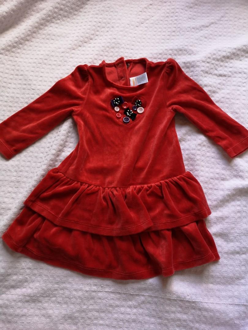 REDUCE PRICE : Dress red Gymboree brand for outing, party, Babies & Kids,  Babies & Kids Fashion on Carousell