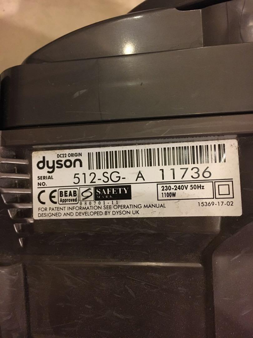 Dyson Vacuum Cleaner Dc22 Origin Home Appliances Cleaning Laundry On Carousell