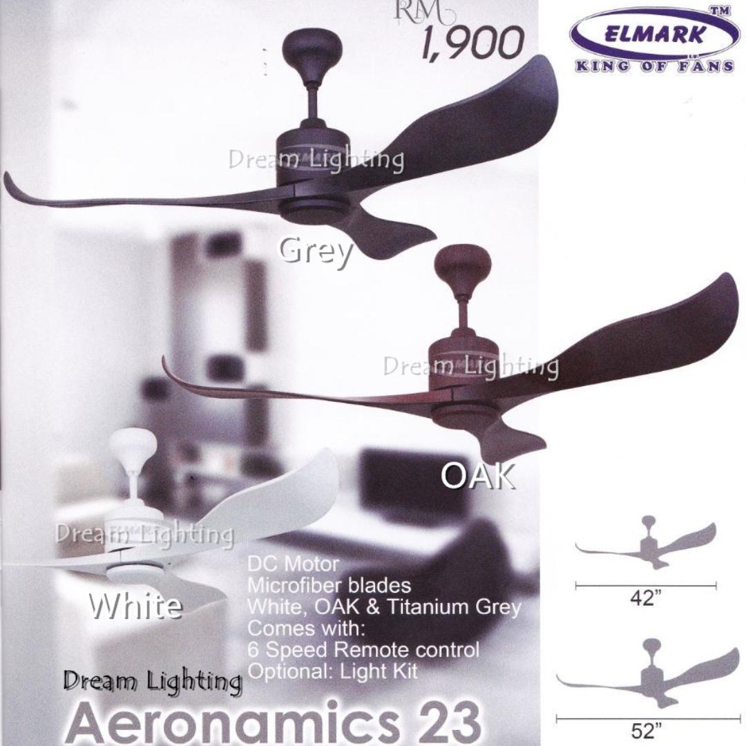 42 Elmark Aeronamics 23 Dc Ceiling Fan Furniture Others On