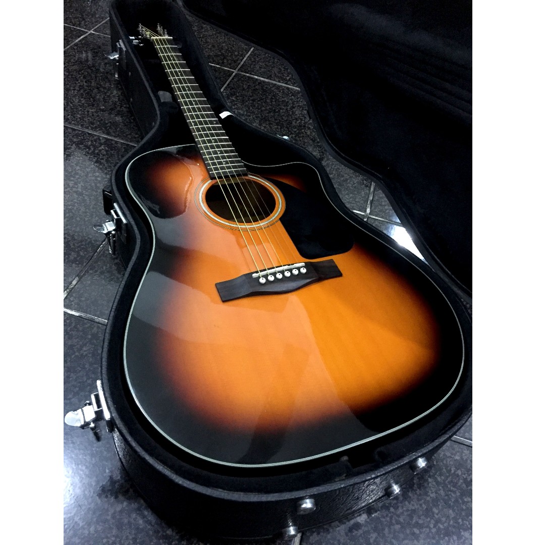 Fender Cd60ce Sb Ds V2 Acoustic Electric Guitar Music Media Music Instruments On Carousell