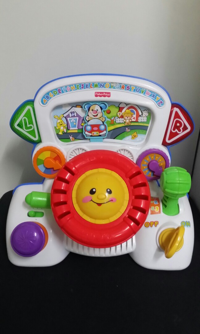 fisher price steering wheel toy
