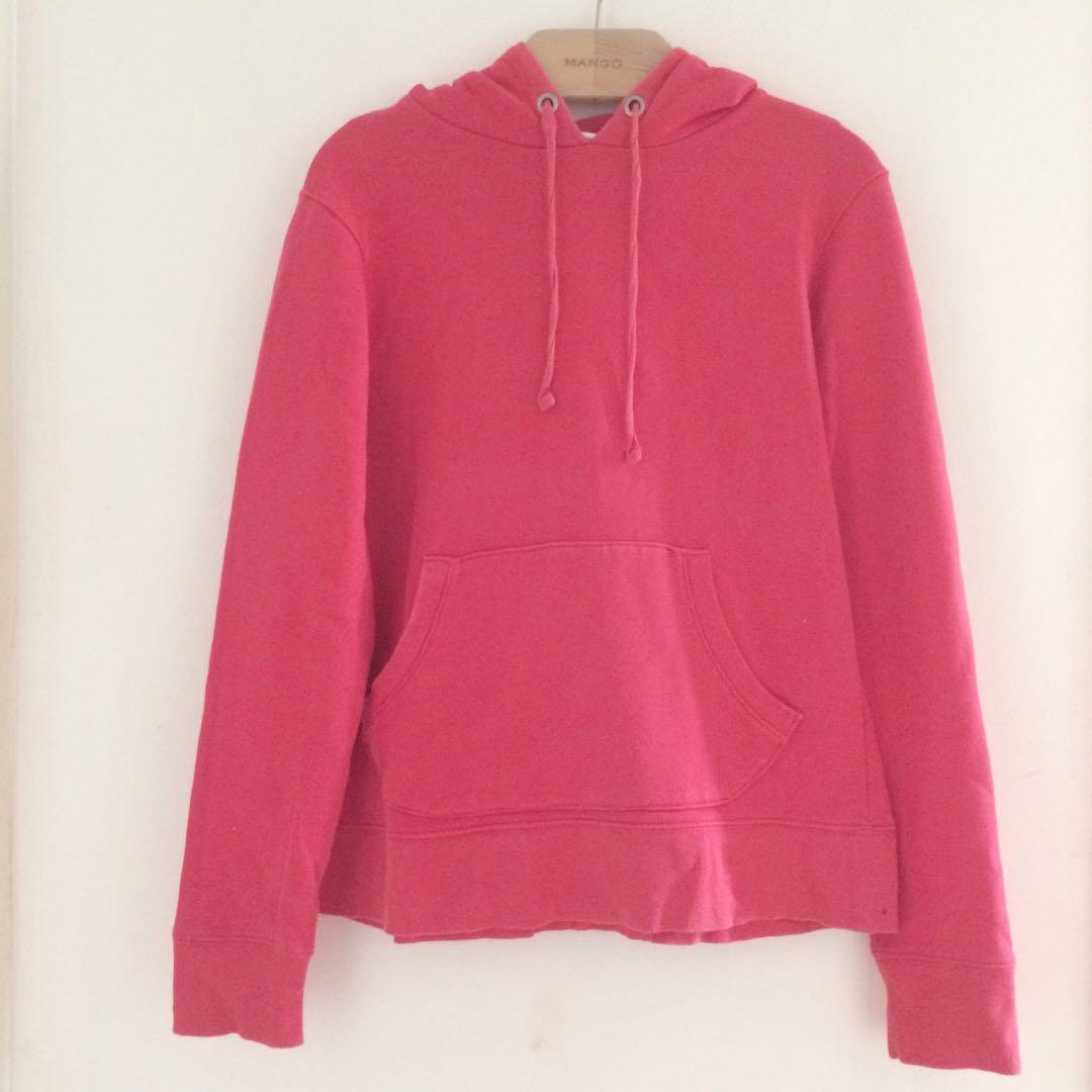 fuchsia pink hoodie