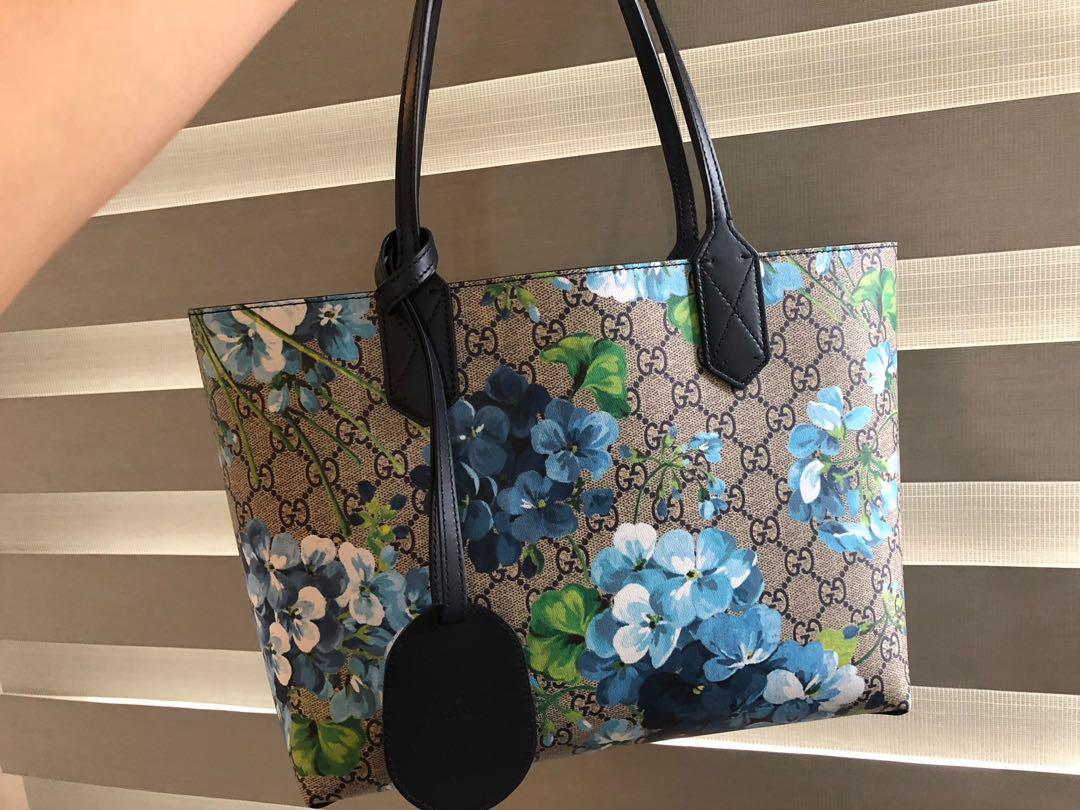 gucci blooms tote bag
