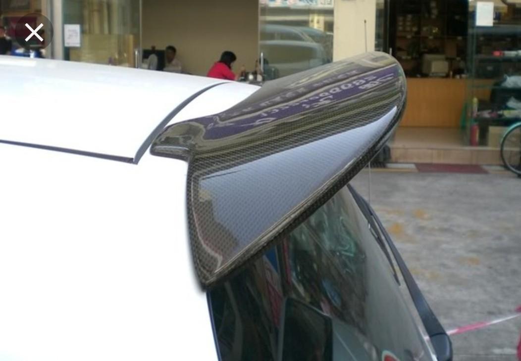 Honda Fit GD carbon fiber spoon spoiler, Car Accessories 