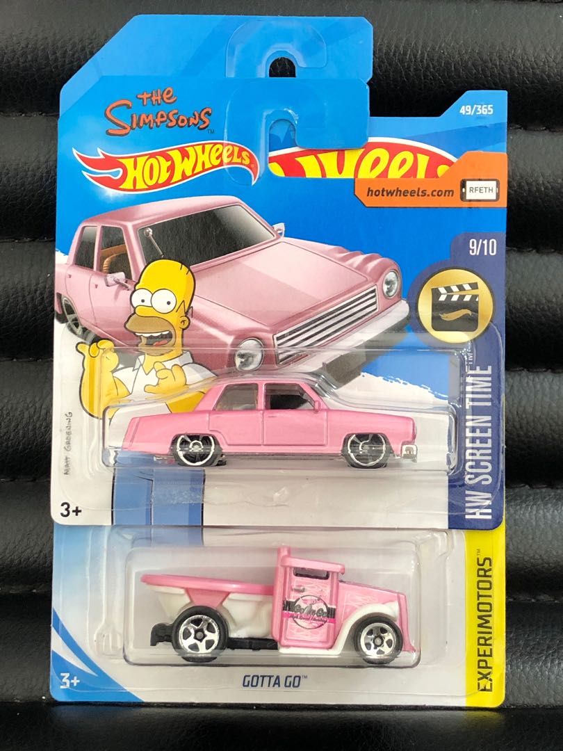 Hot Wheels Pink Simpson and Gotta Go Hobbies Toys Toys Games