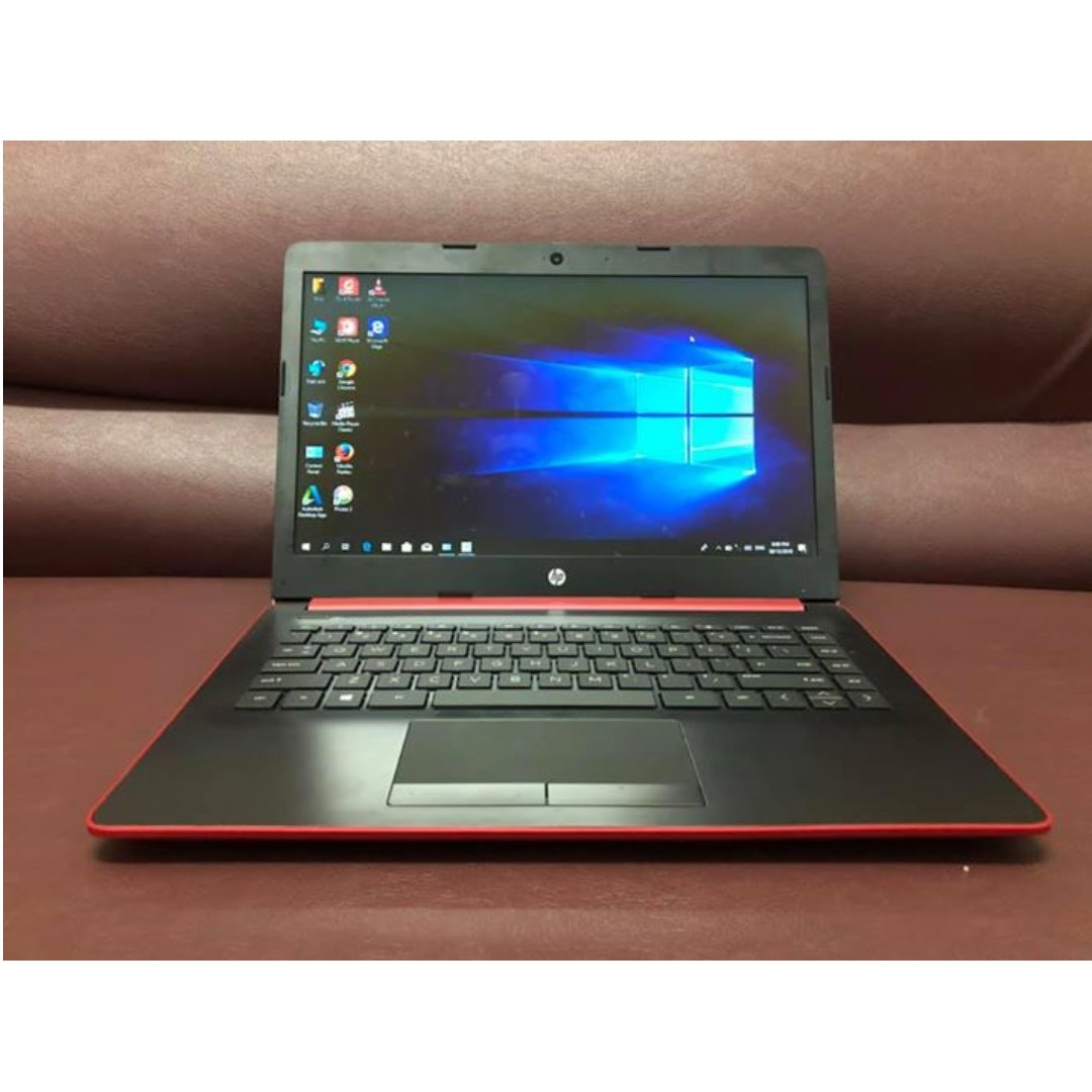Hp 14 Cm0088au Red Maroon Electronics Computers Laptops On Carousell