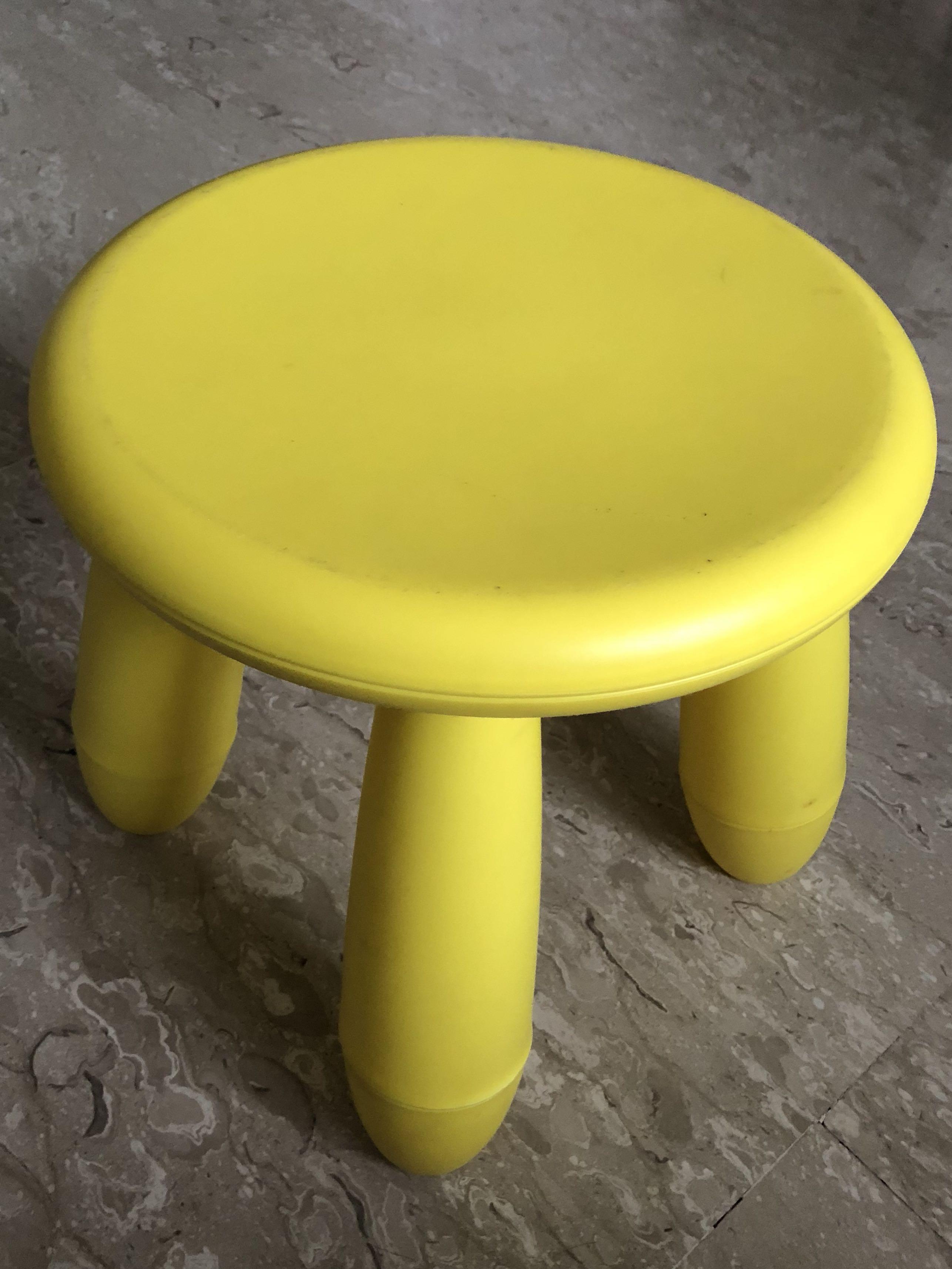 Ikea Kids Stool Yellow Babies Kids Toys Walkers On Carousell
