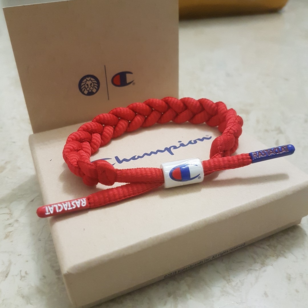 Instocks Rastaclat x Champion Bracelet Red Women s Fashion Jewelry Organisers Bracelets on Carousell