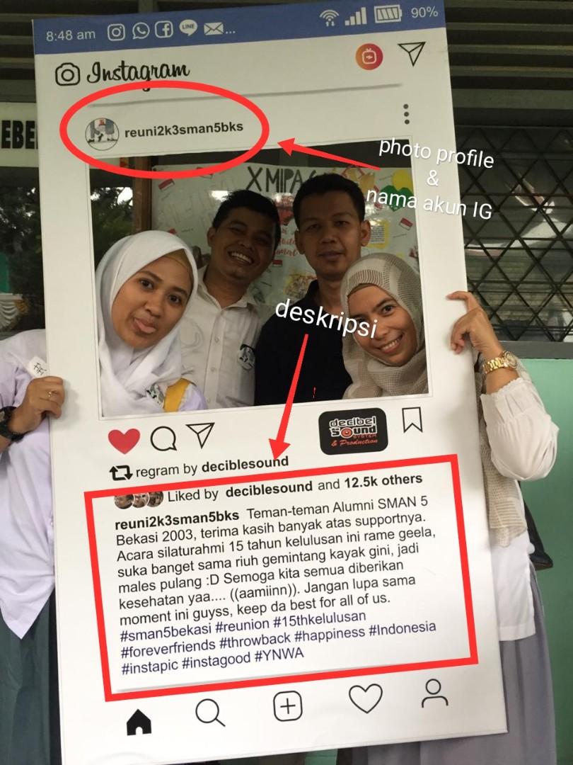 Jasa Design + Cetak Photobooth Instagram, Desain & Kerajinan Tangan