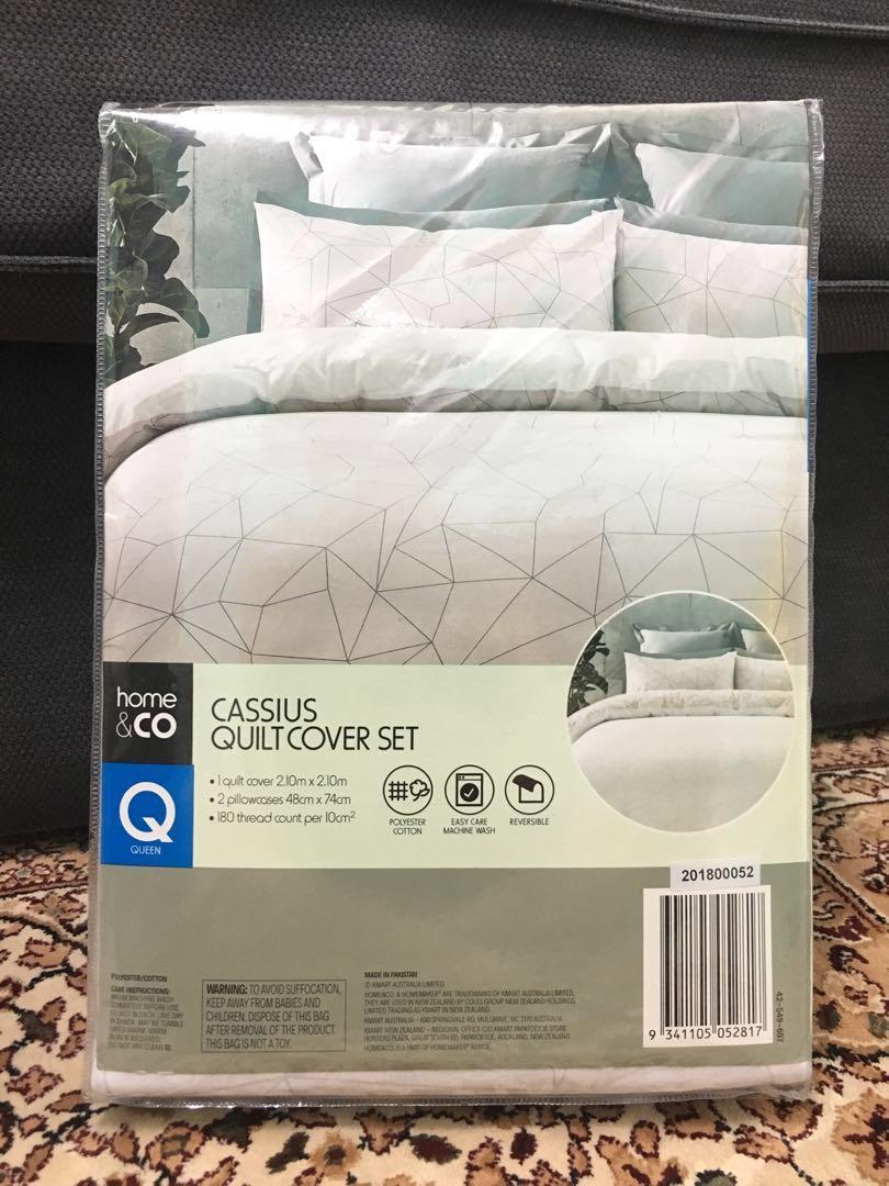 Kmart Quilt Cover Set, Furniture & Home Living, Home Decor, Cushions & Throws on Carousell