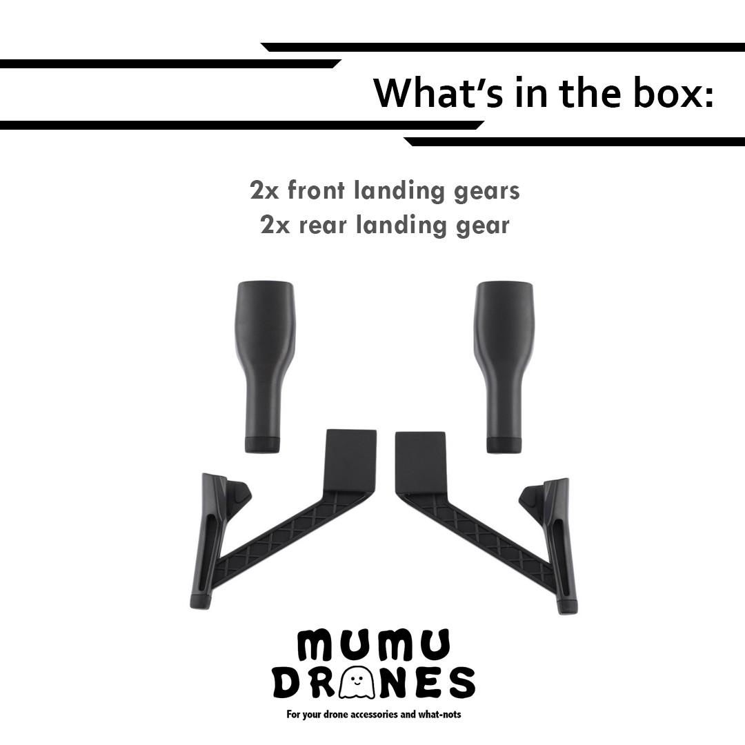 Landing Gear for DJI Mavic Air (Category: Drones) located in Quezon City. Submitted by mumudrones (Listing ID 207374934, Image 2). Description: Increase the height of your DJI Mavic Air to protect its gimbal and camera during take-off and landing For more products, please visit [and like] our FB page: https://www.facebook.com/pg/mumudronesph.