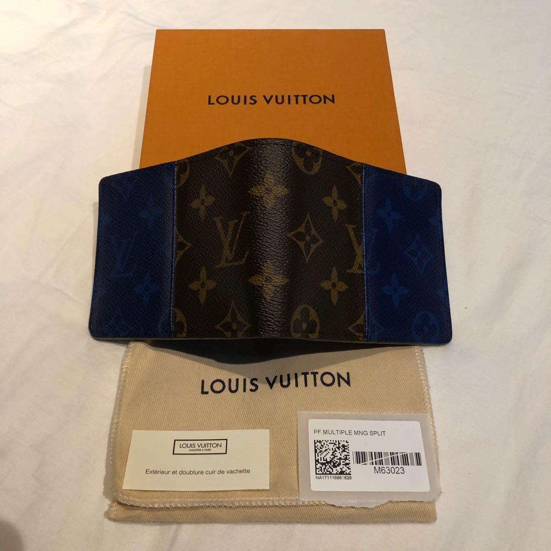 Louis Vuitton Monogram Eclipse Split Portefeuille Multipull Wallet