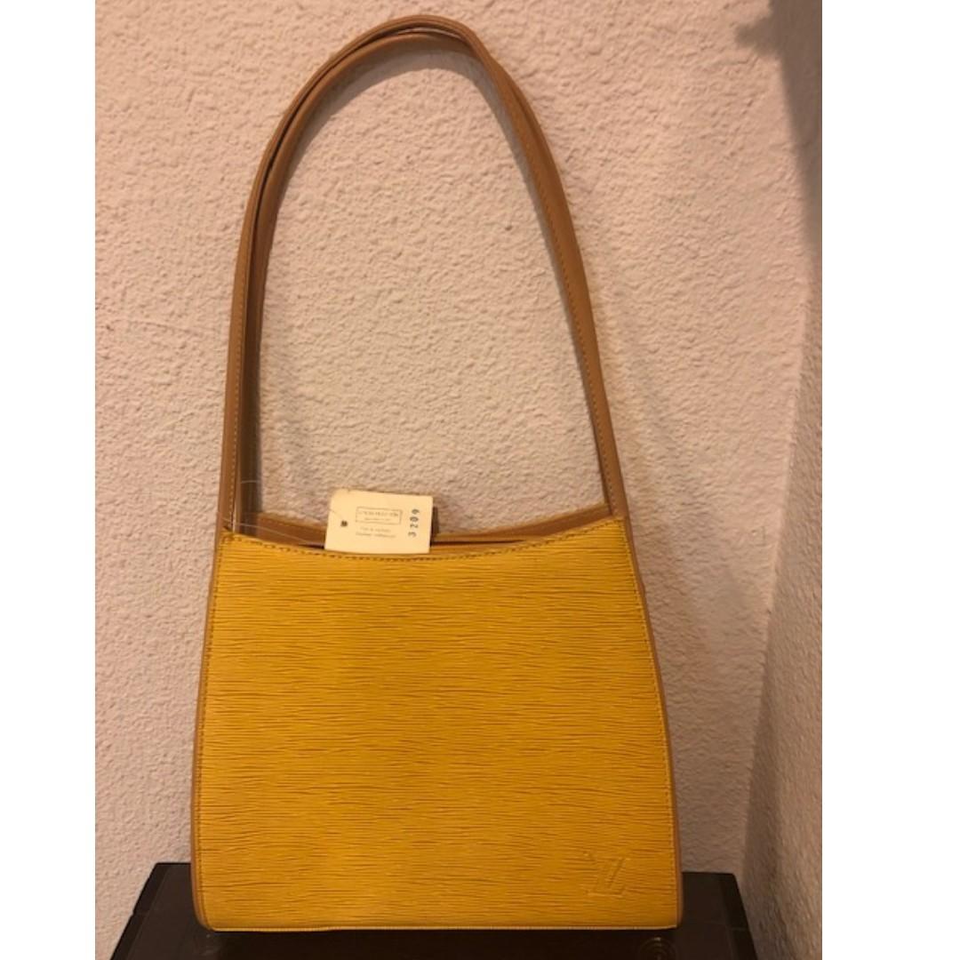 yellow luxury bag