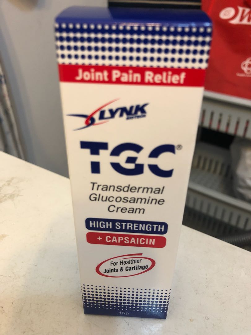 LYNK TGC Transdermal Glucosamine Cream 45g, Health & Nutrition, Health