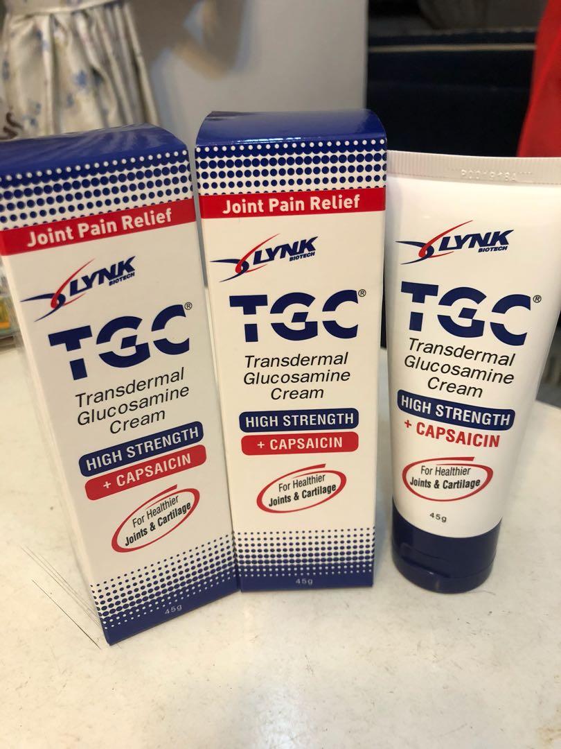 LYNK TGC Transdermal Glucosamine Cream 45g, Health & Nutrition, Health