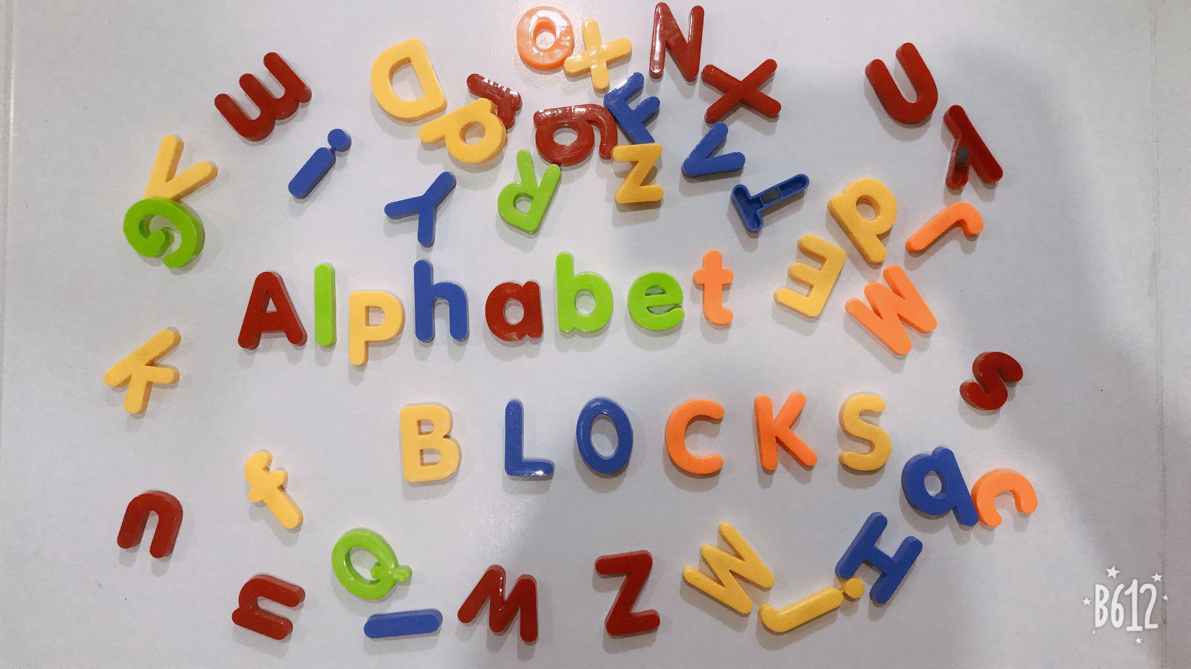 Magnetic Alphabet Letters - Upper case & Lower case, Hobbies & Toys