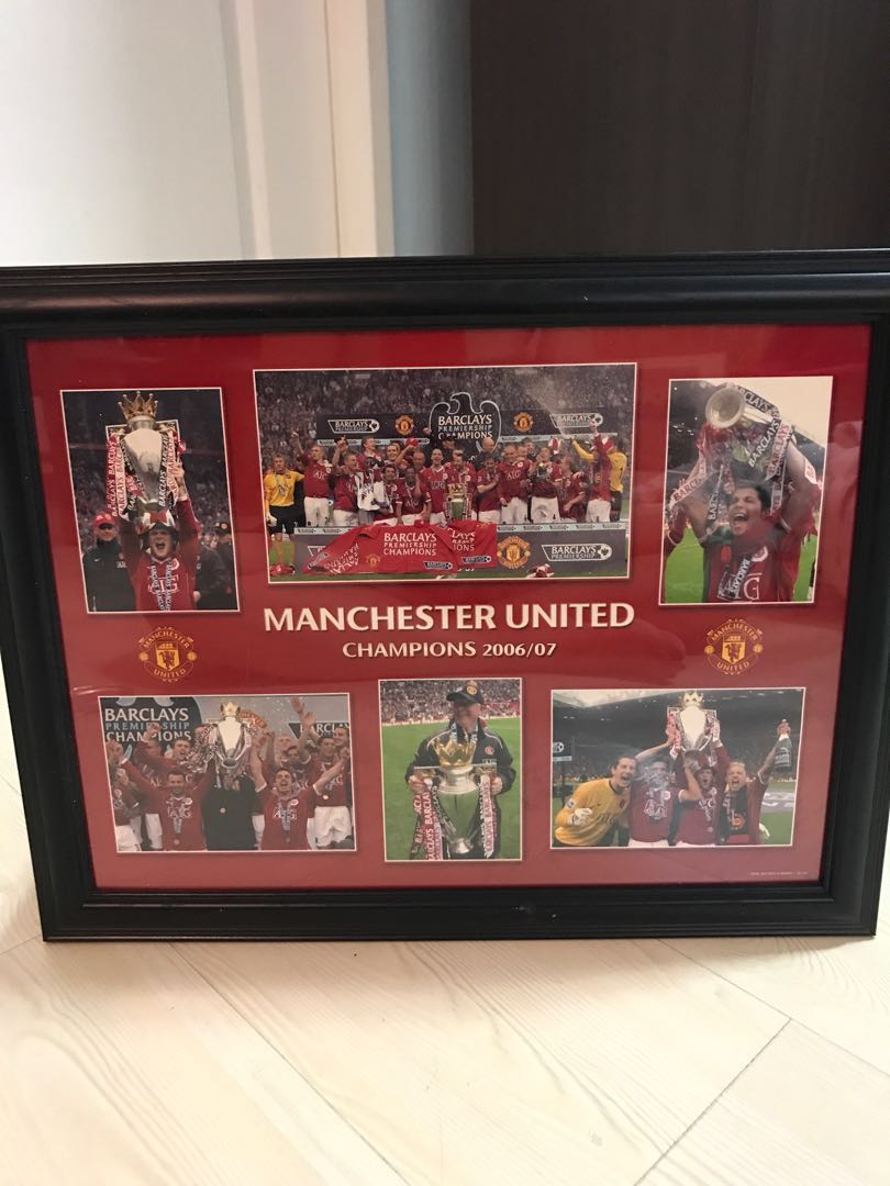 Manchester United Poster With Frame For Everything Else On Photo