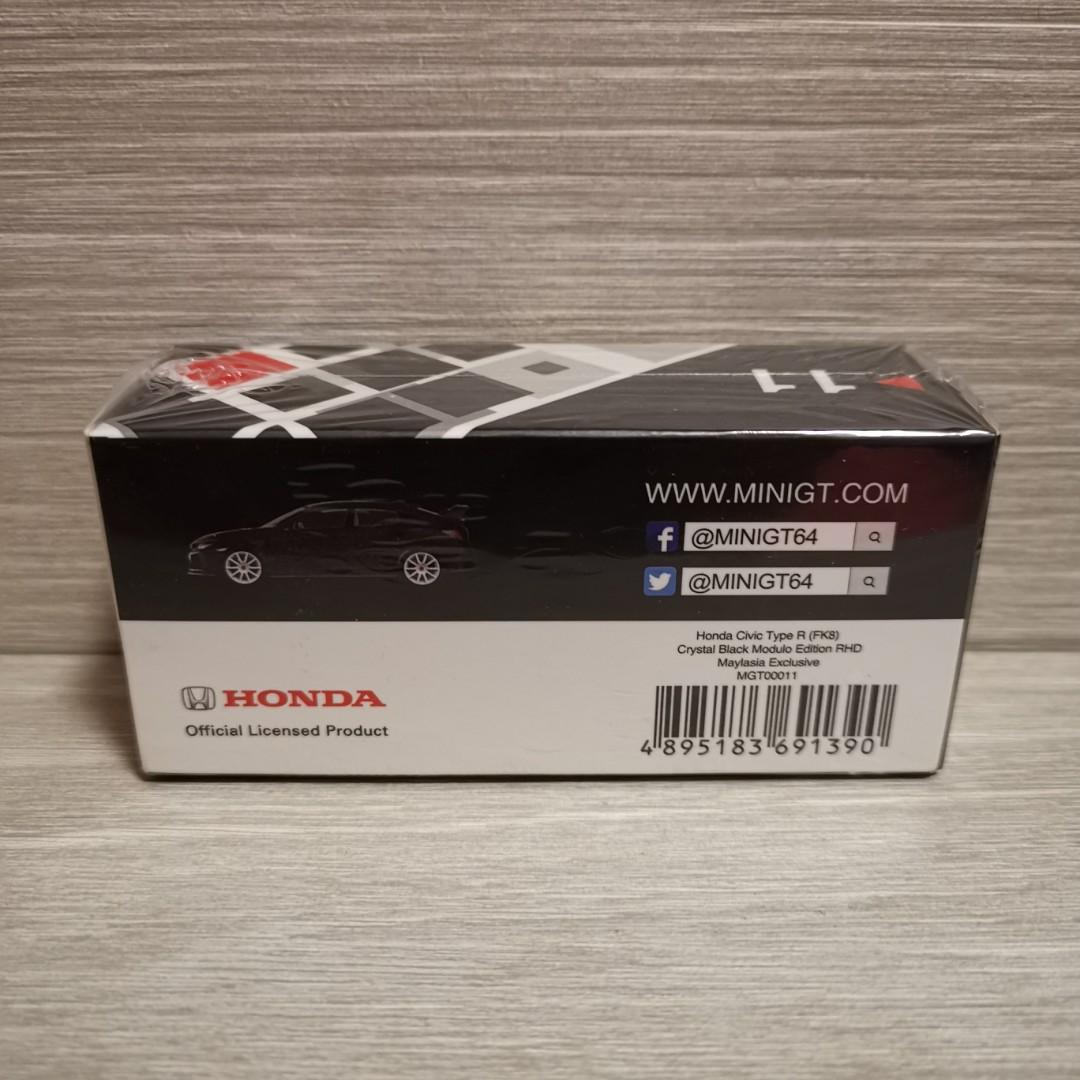 TINY MINI GT # 11 Honda Civic Type R FK8 Crystal Black Modulo Edition ...