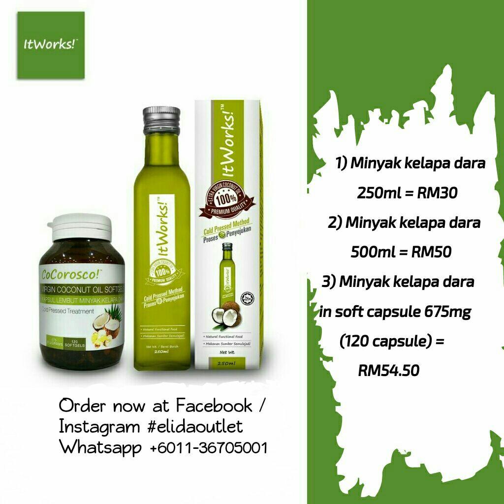 Minyak Kelapa Dara Vco Health Beauty Skin Bath Body On Carousell