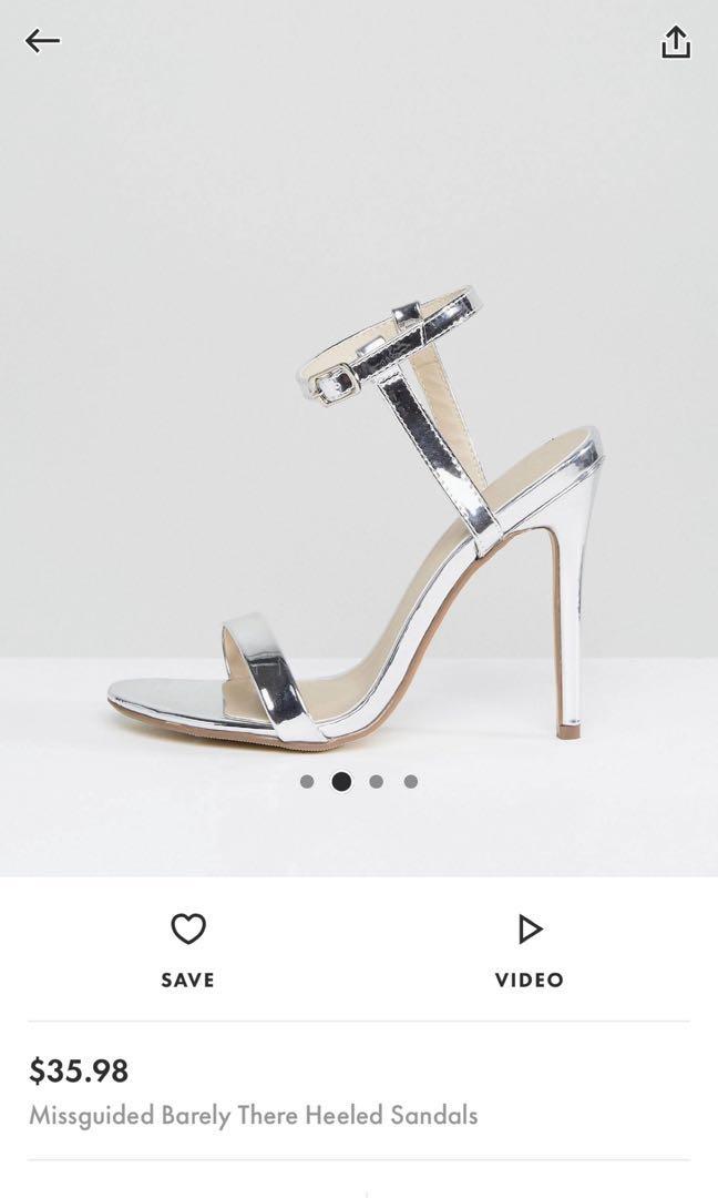 Missguided barely there 2025 heels