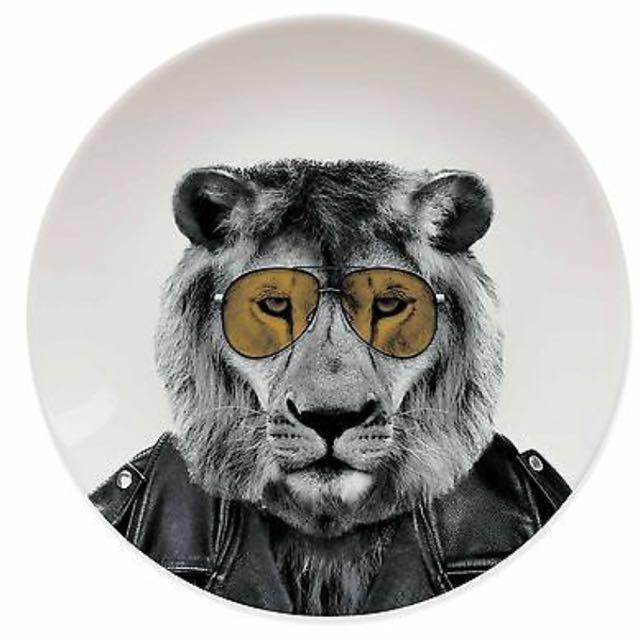 Mustard Wild Dining Ulster Weavers Jungle Animals Plates Set Home Ulster Weavers Jungle Animals Plates