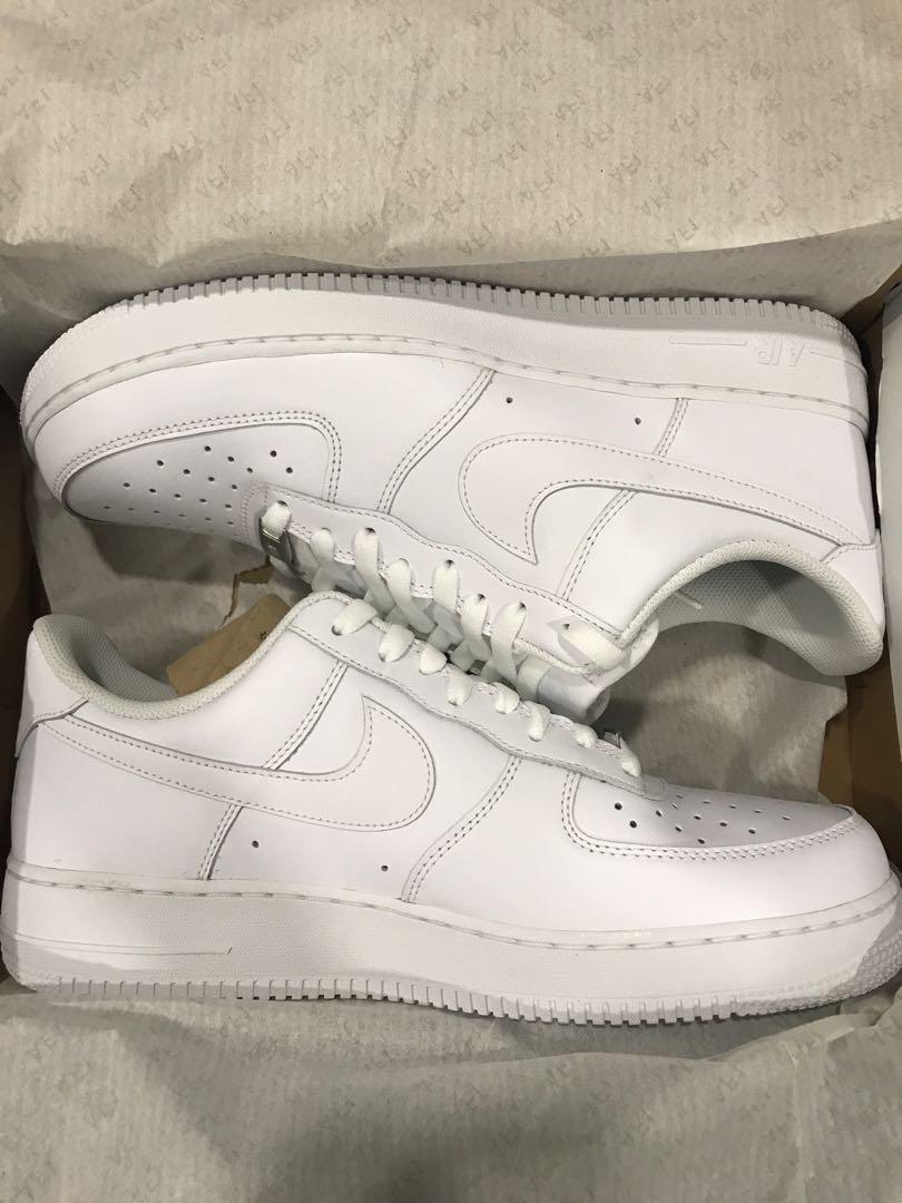 nike air force 1 trainers in white