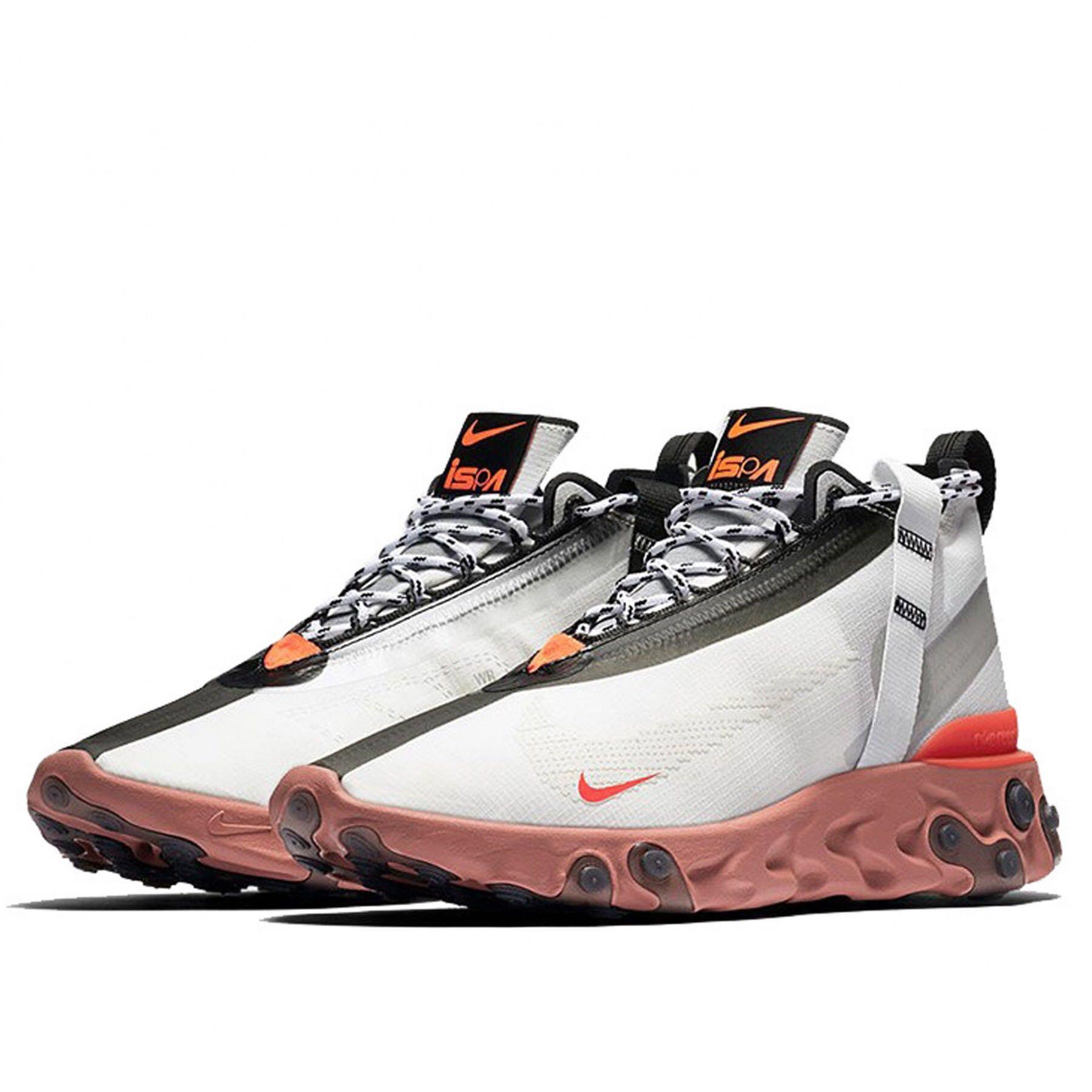 Nike react runner ispa （分類：波鞋）位於 Hong Kong。 由 simonjai 提交（商品編號 207125886，圖片 1）。簡介： New us 11 white 有單 have receipt 太子交收或順豐到付 到付減50 。