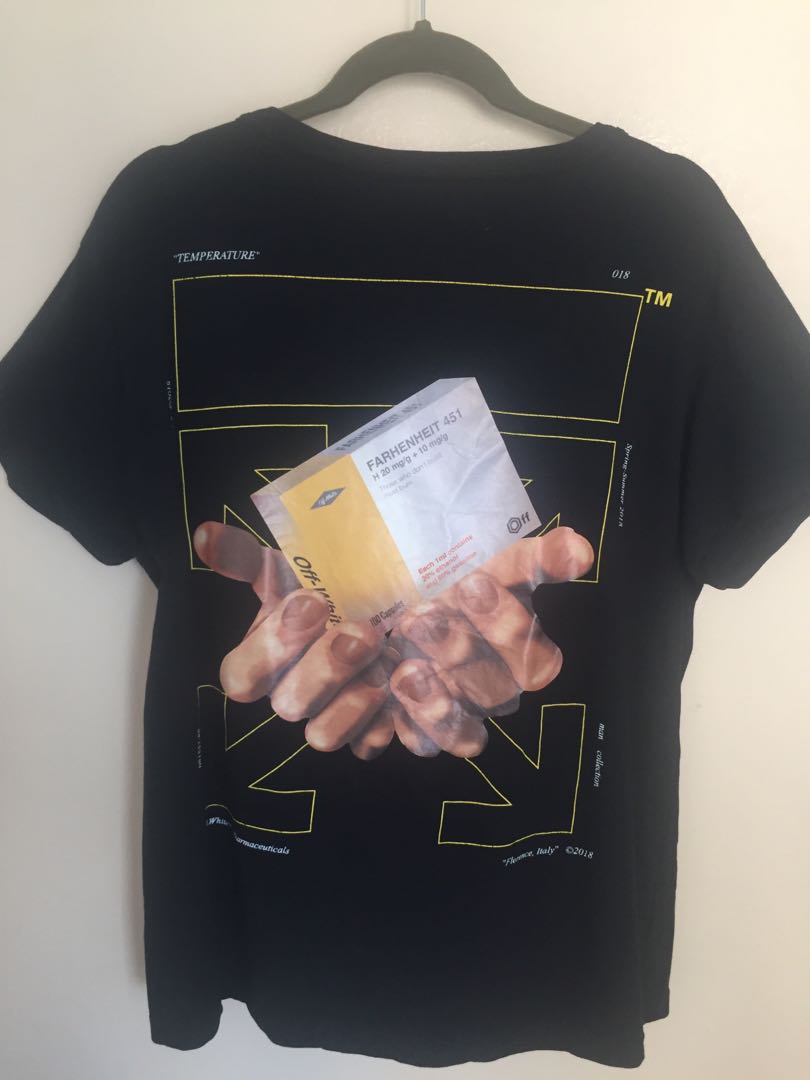 off white medicine tee
