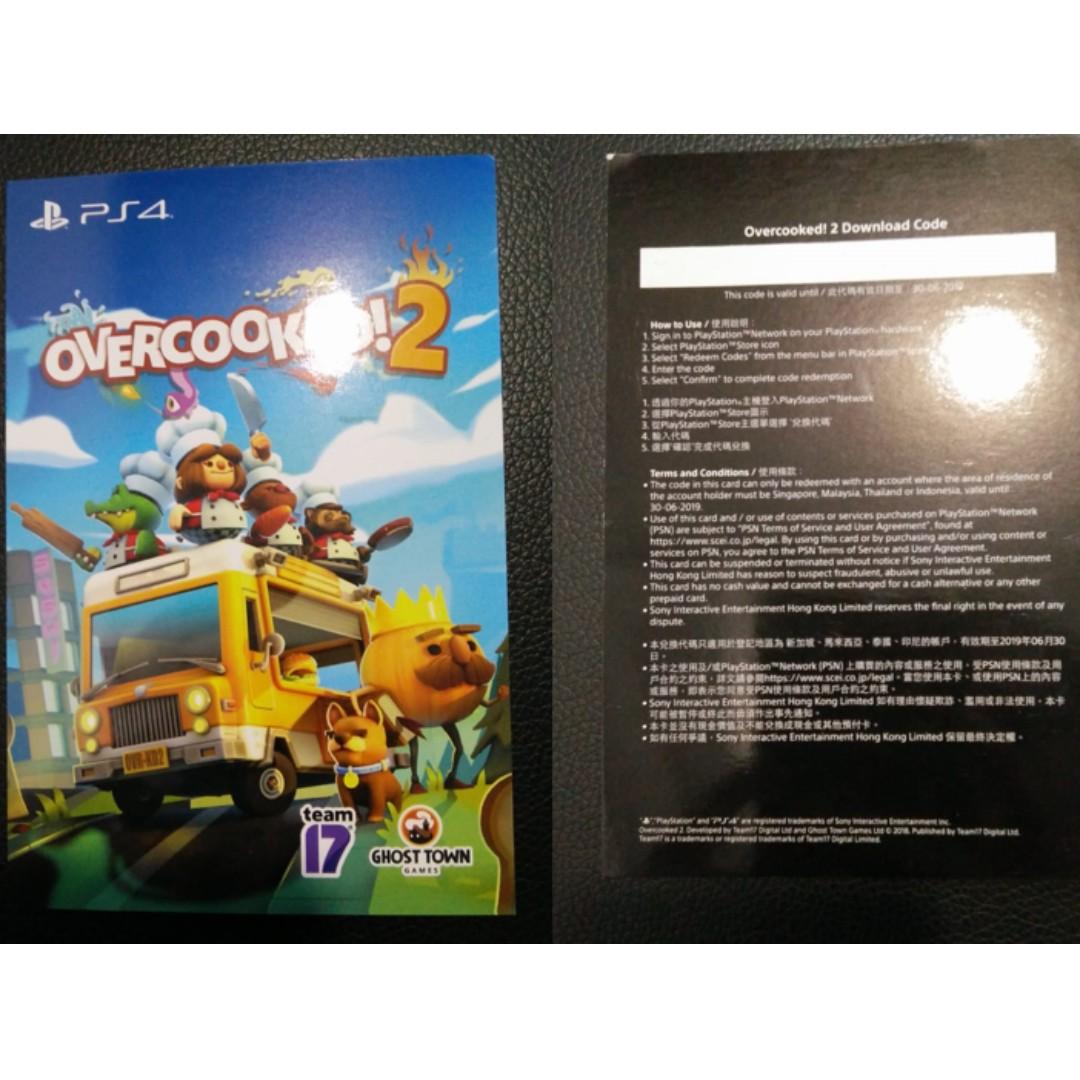 Overcooked 2 digital code new arrivals ps4