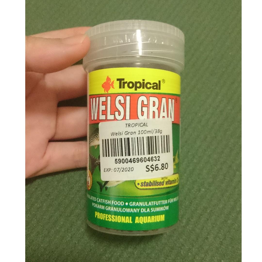 Pelco Fish Food 100ml 38g Granulated Catfish Food Bottom