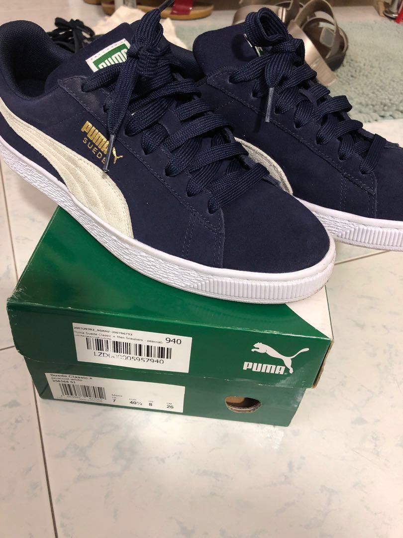 Puma suede blue mens online