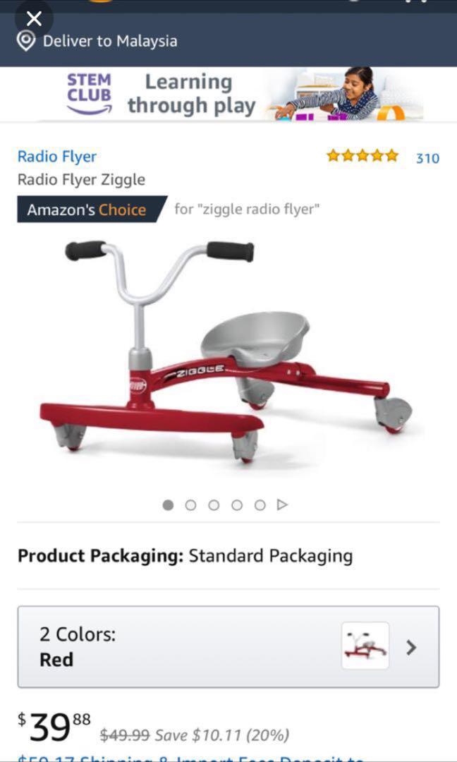 Ziggle ride on outlet