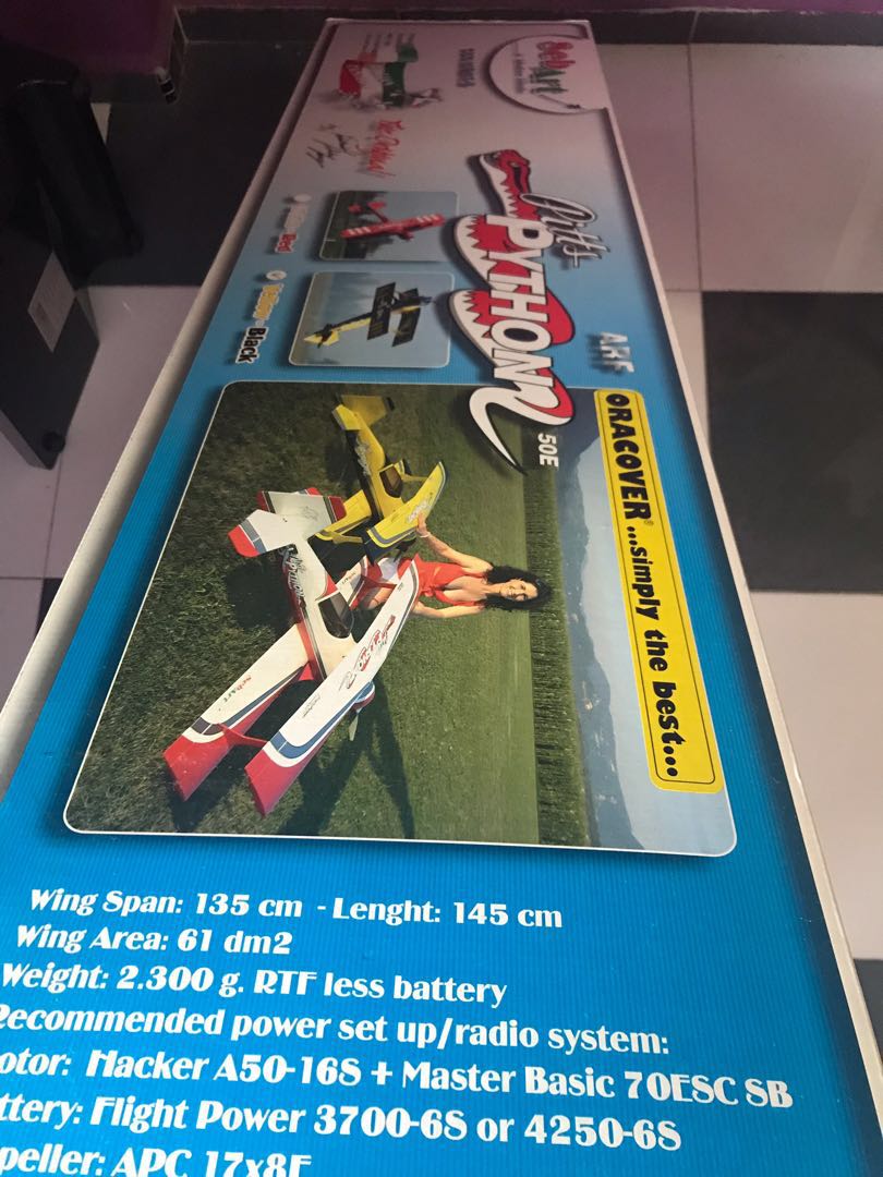 RC plane : Sebart Pitts python 50e ARF, Everything Else on Carousell