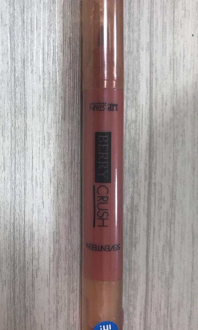 Seventeen Lip Stain Berry Crush Peachy Health Beauty Makeup On Carousell